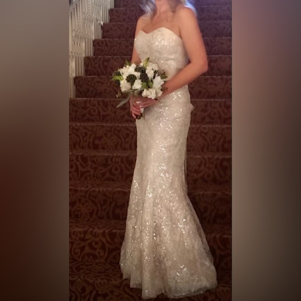 champagne colored Wedding dress